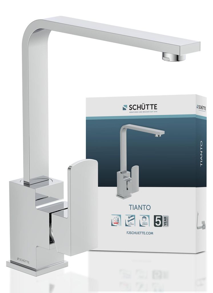 SCHÜTTE Küchenarmatur TIANTO, 360° schwenkbarer Wasserhahn Produktbild 