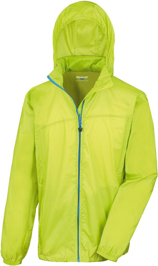 Result R189X | Leichte Herren Sommer Jacke - Farbe: Lime/Royal - Größe: 3XL