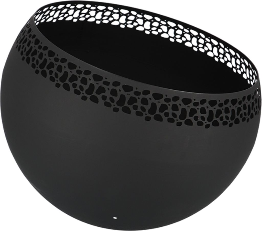 Esschert Design Feuerstelle Kugel Sprenkel Schwarz