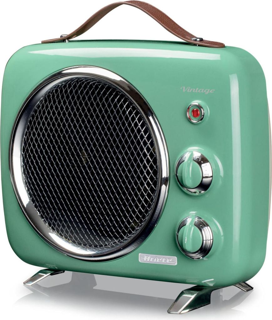 Ariete Fan Heater Vintage 808 Green 2000W Cold and Hot Image du produit 