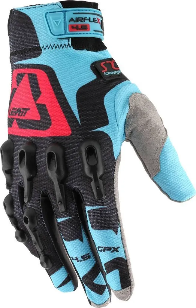 Gants motocross Leatt GPX 4.5 Lite Noir Bleu Rouge Taille XS Cross