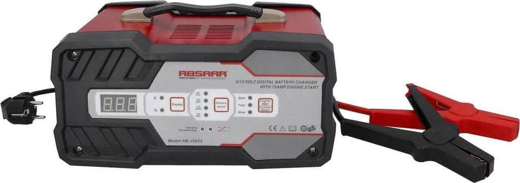 Chargeur De Batterie & Démarreur Absaar AB-JS012 6V/12V 12A - Pour Voiture Et Moto