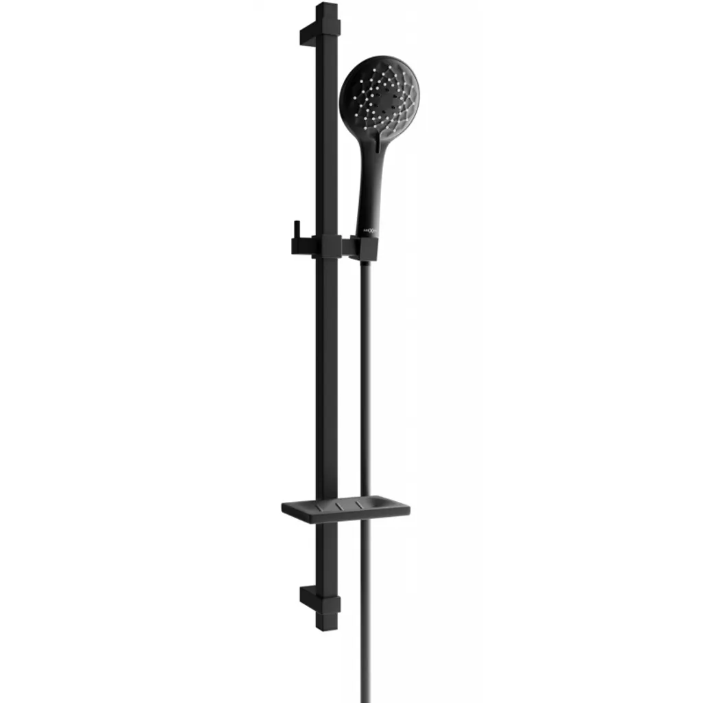 Ensemble de douche coulissante DQ74 noir mat avec douchette (785744581-70)