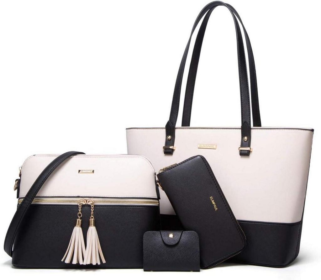 YTL Femme Sac à main Tote Shopper 4-pièces Grand sac à Image du produit 