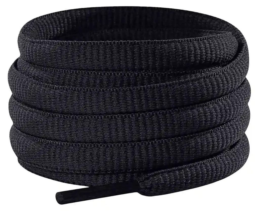 schnuersenkel laufschuhe oval schwarz