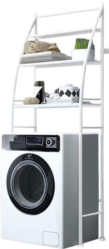 Wasserfeste Lagerung für Waschmaschine | Multifunktions Organizer | 3-fach Lagerung | 3-fach Lagerung mit verstellbaren Füßen