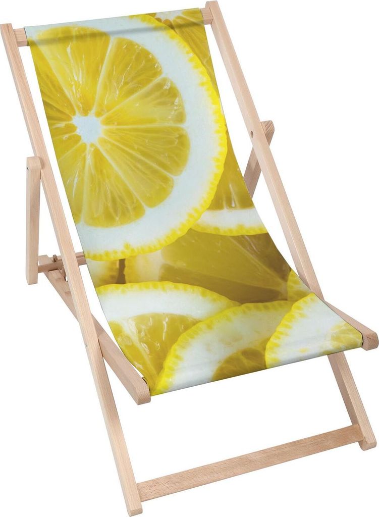 DreamRoots Klapp-Liegestuhl Aus Buchenholz – Mit Cord-Gewebe, 130 Kg Belastbar, 3-fach Verstellbar