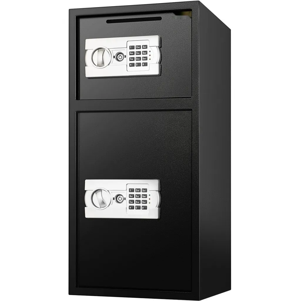 Coffre-fort ignifuge pour documents et bijoux 74L à code électronique - 10