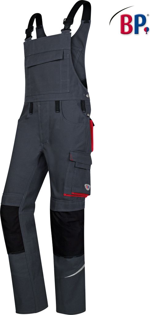 BP Latzhose - anthrazit/rot - 54n