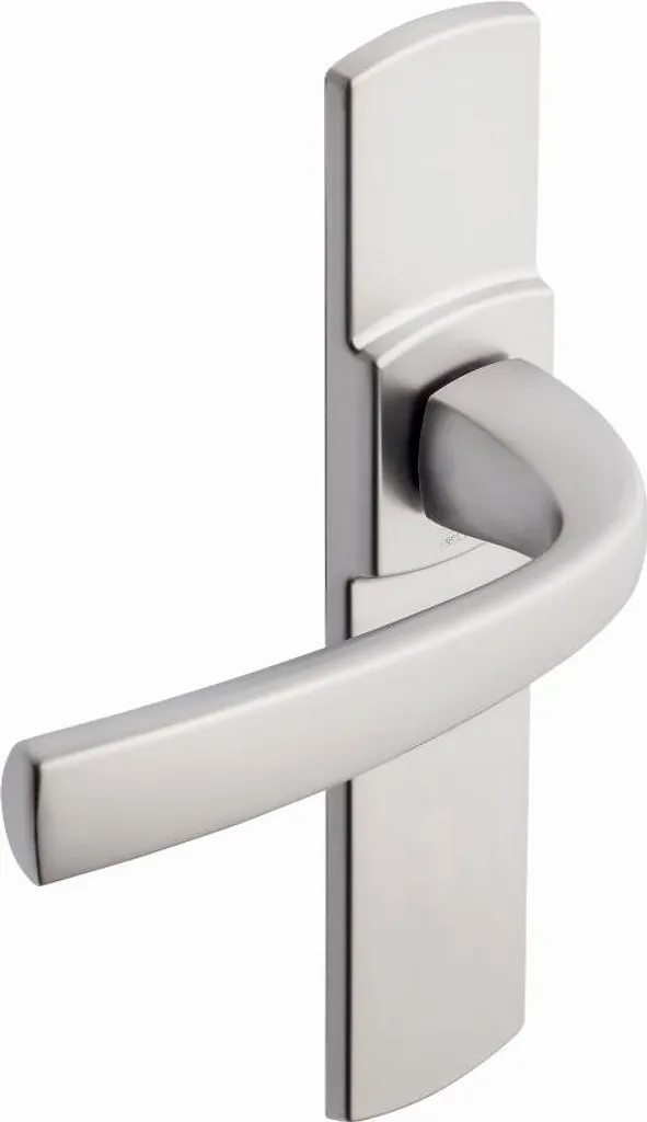 Ensemble de porte sur plaque Muze BEZAULT 4075/6390 finition chrome mat