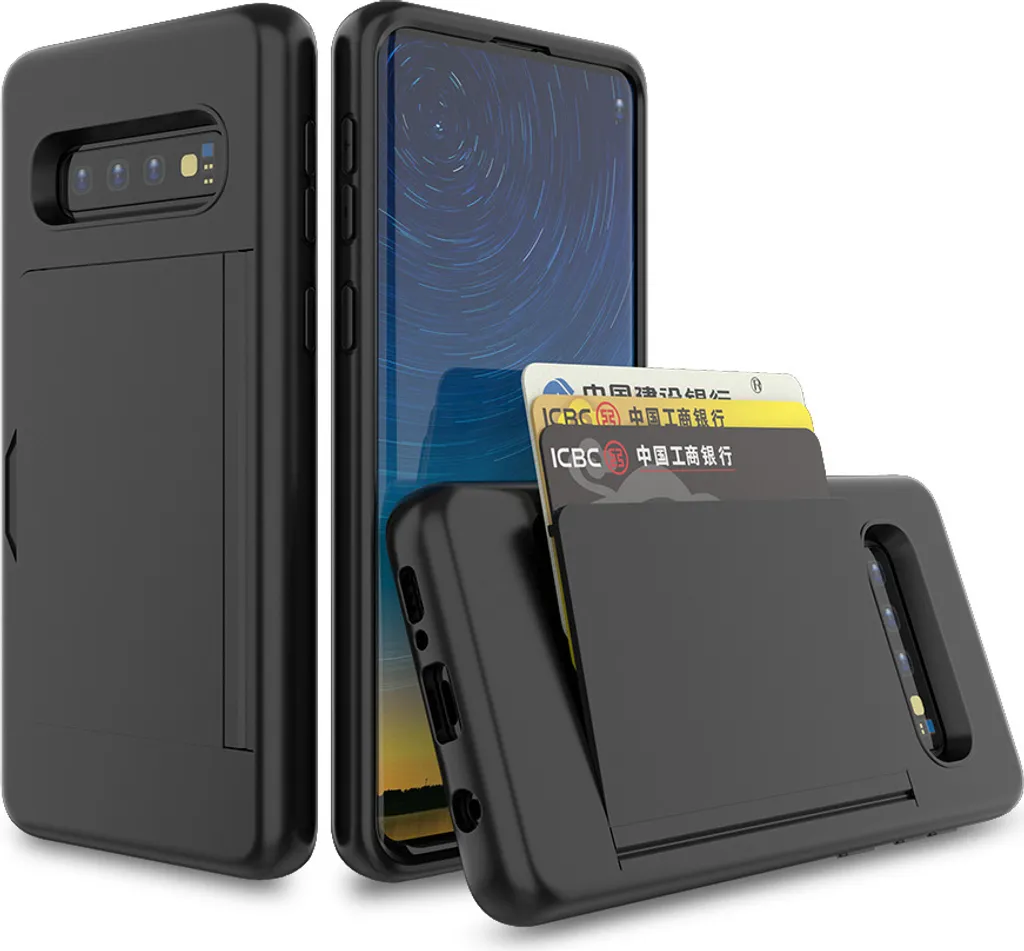 Cover Smartphonica per Samsung S10 Plus - TPU Shockproof e Slot Card