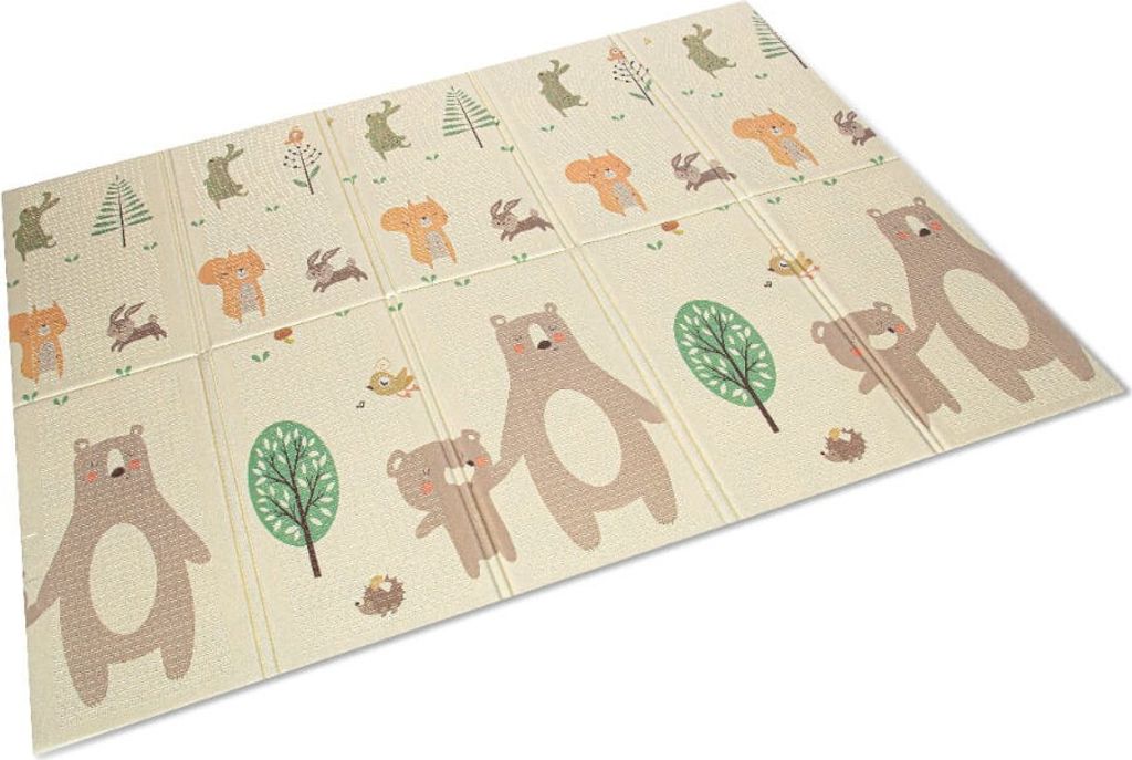 Obojstranná penová podložka na hranie 200x150 cm Medvede / Obrázok produktu 