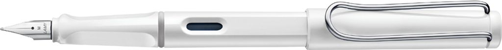 LAMY safari Patronenfüller weiß hochglänzend M (mittel) Produktbild 1