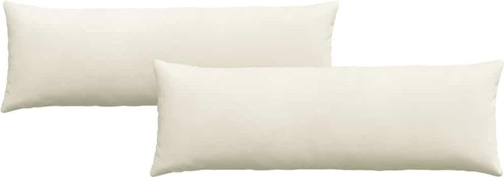 vidaXL Vankúš na pohovku 2 kusy krémový 120 x 40 cm Obrázok produktu 