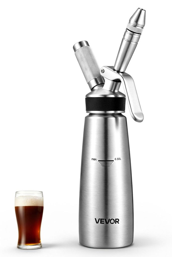 VEVOR Nitro-Cold-Brew-Kaffeemaschine 0,5 L Edelstahl Produktbild 