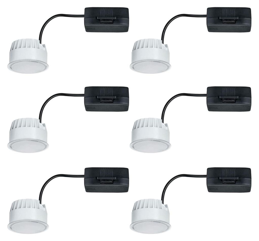 6er Set  Paulmann LED Modul Nova Coin 6W 51mm 3-Stufen Produktbild 