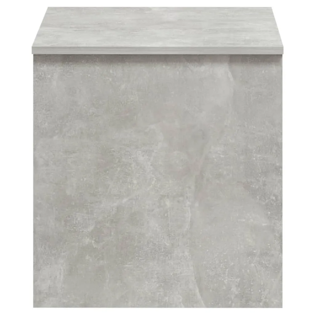 Table basse rectangulaire effet béton gris 102x50cm pour apéritif - 6