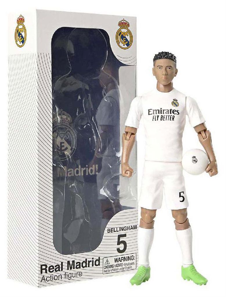 Figura di calcio Real Madrid Jude Bellingham, 20 cm Immagine del prodotto 