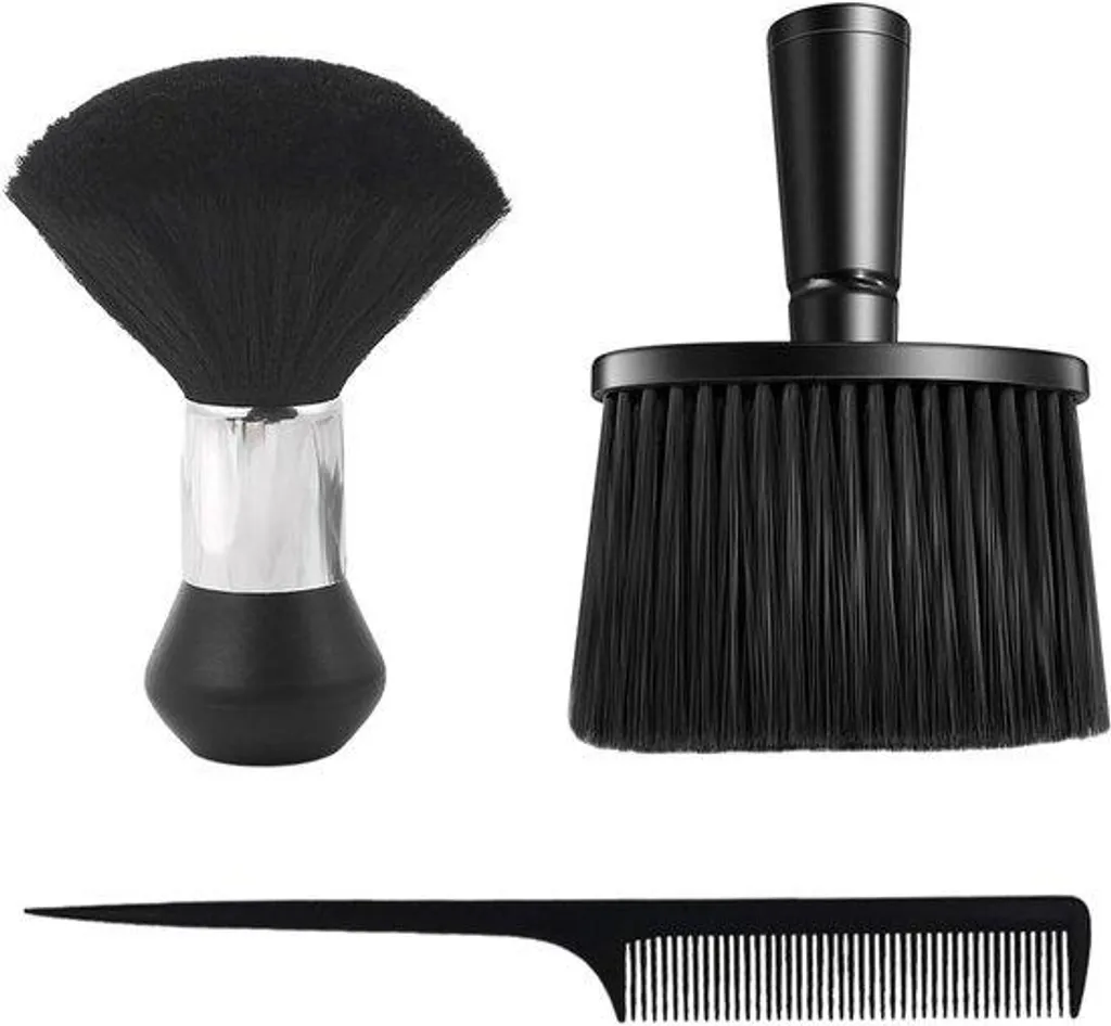 Peigne pour cheveux cassants et fragiles - Set noir de coiffure douce
