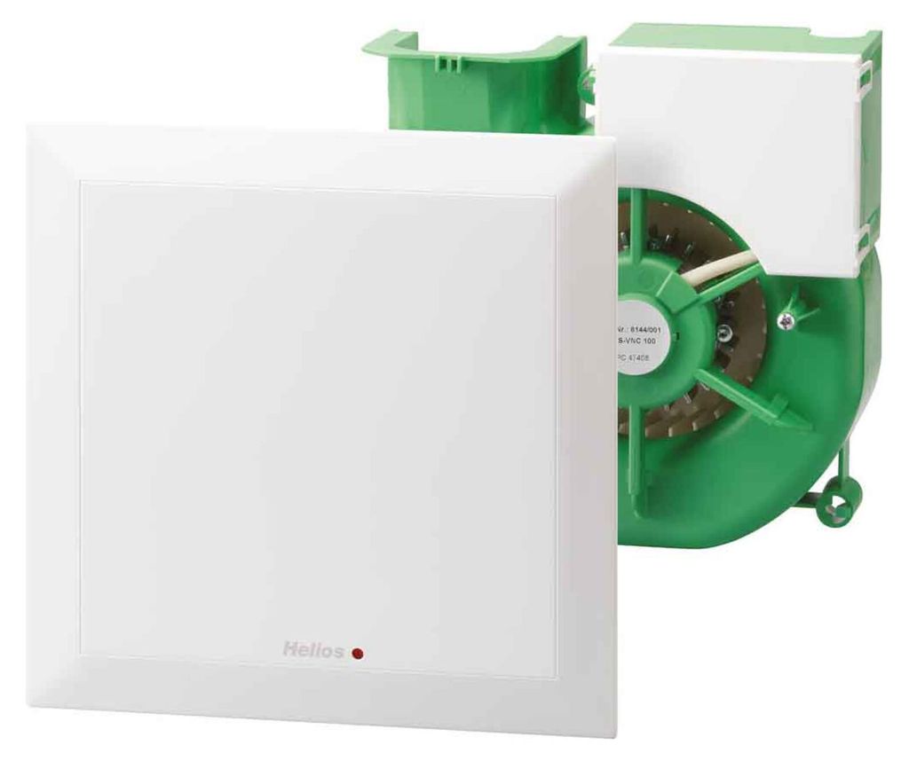 HELI ventilatorinzetstuk met ELS-VN 60 gevelmontage en Productafbeelding 