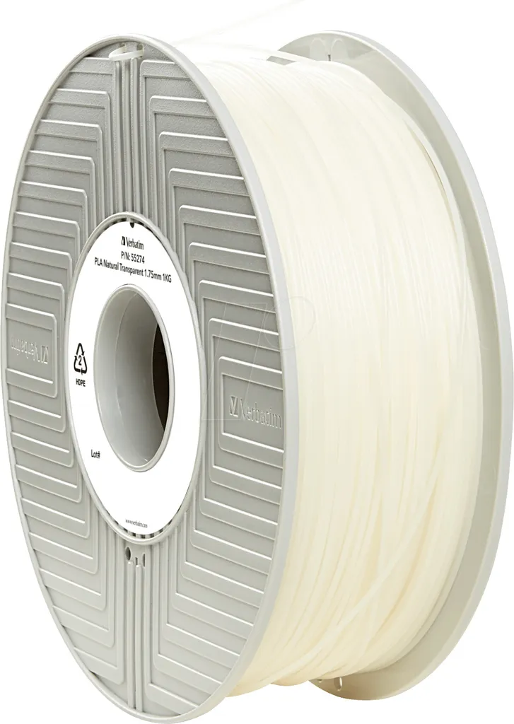 Finissez-en avec le Warping grâce au Filament PLA 1.75mm Verbatim 55317 Nature