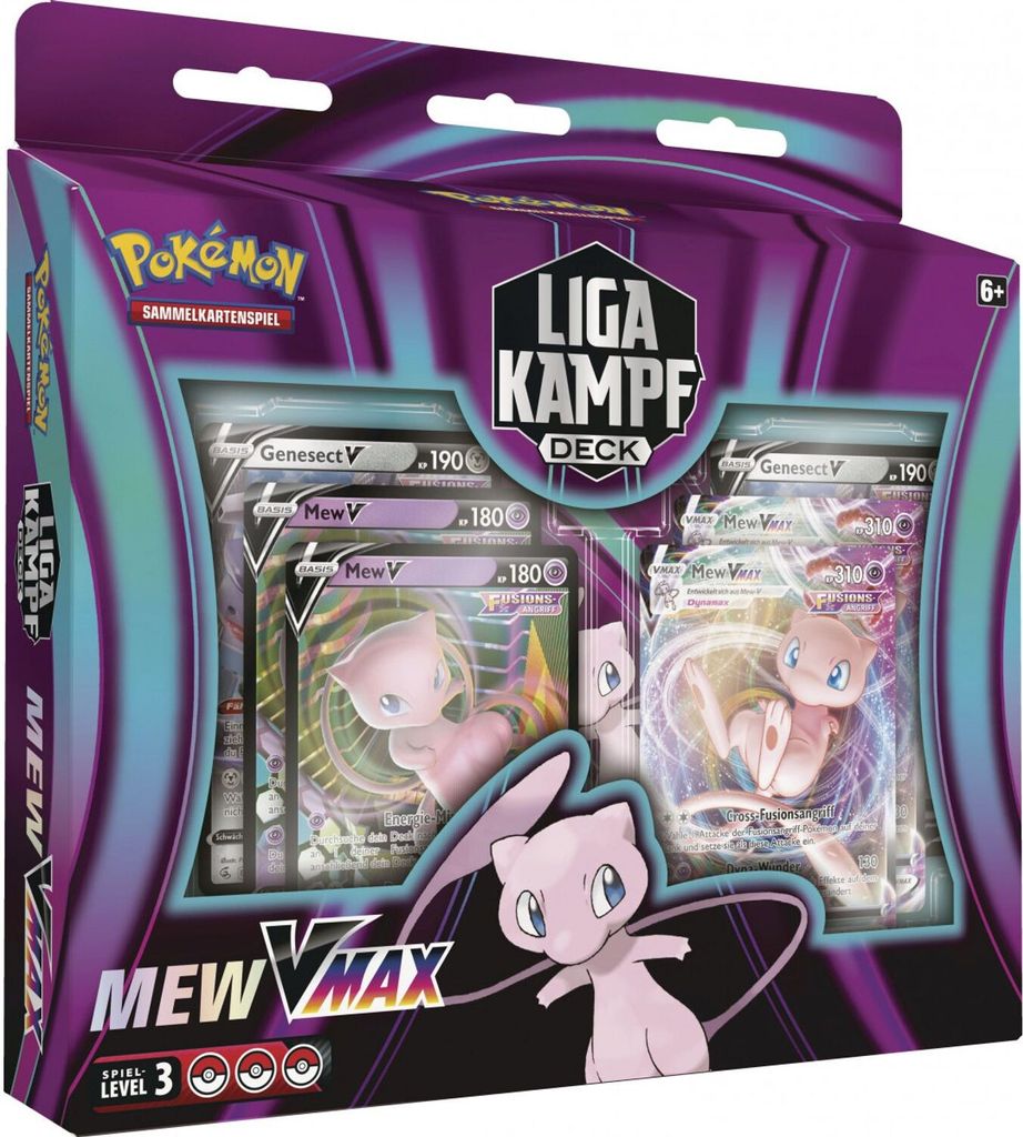 Pokémon Mew VMax Liga-Kampfdeck Deutsch Produktbild 