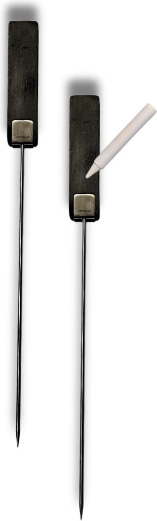 Blomus Pflanzenstecker zum Beschriften Edelstahl Pflanzenschilder Kräuteretikett