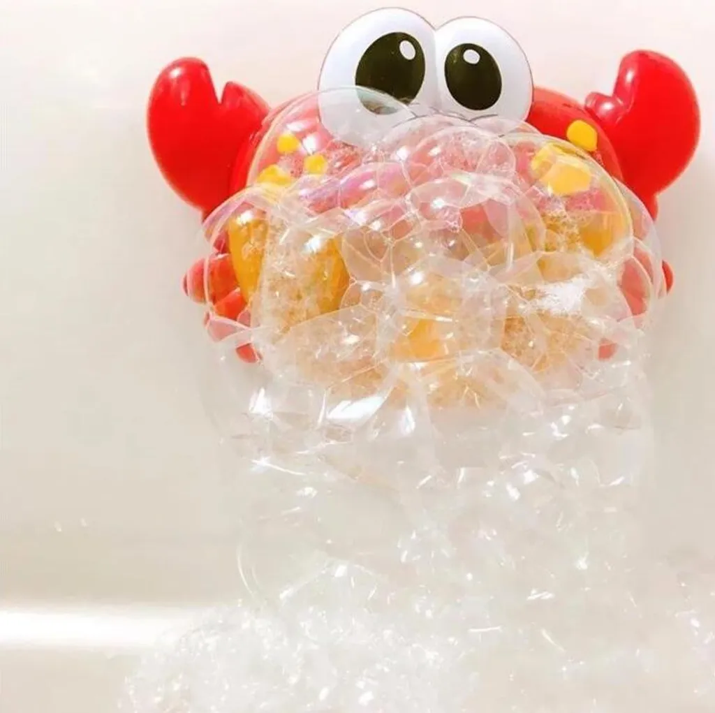 Machine à bulles crabe automatique jouet de bain musical sans BPA - 10