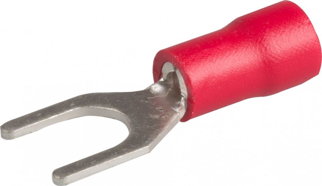 Carpoint Gabelkabelschuh 016 Rot Ø 4.3mm 10 Stück