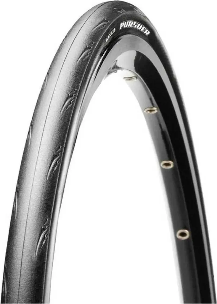 Pneu Maxxis Pursuer 700x25C idéal entraînement route et cyclosportif noir - 5