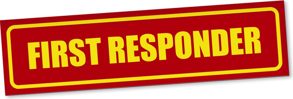 PantherPixel First Responder Magnetschild Auto Ersthilfe Erste Hilfe Magnetfolie Geschenkidee 20 x 5 cm REFLEKTIEREND