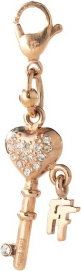 Pendentif Folli Follie 3p1t010rc en Acier Rose 4cm pour Femme