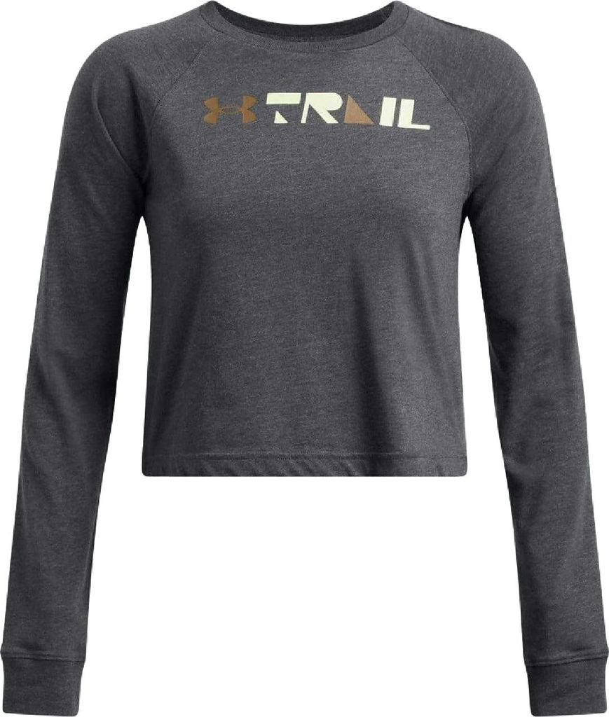Under Armour - "Launch Trail Run" T-Shirt für Damen, Langärmlig GT9990 (42 DE) (Grau)