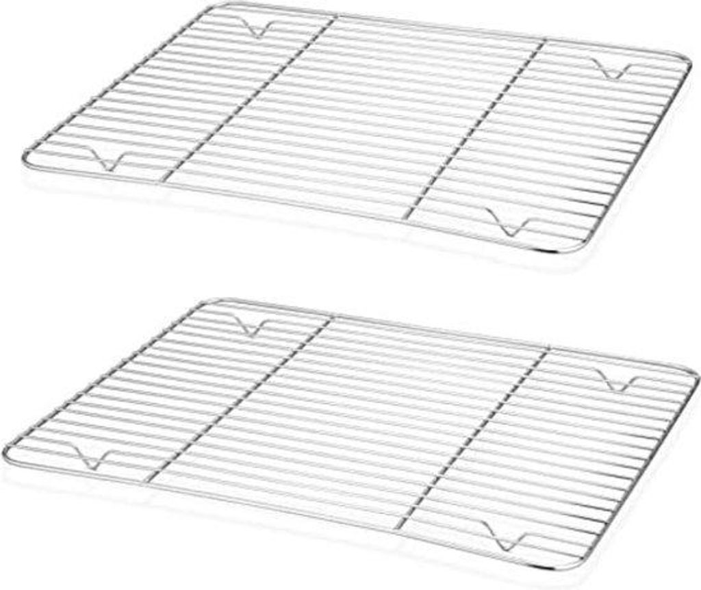 Robuster Edelstahl Backrost 31,2 cm breit, schadstofffrei, spülmaschinenfest und korrosionsbeständig