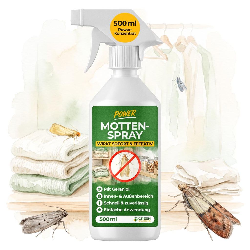 Motten Abwehrspray Power-Konzentrat 500 ml – Mottenschutz Produktbild 