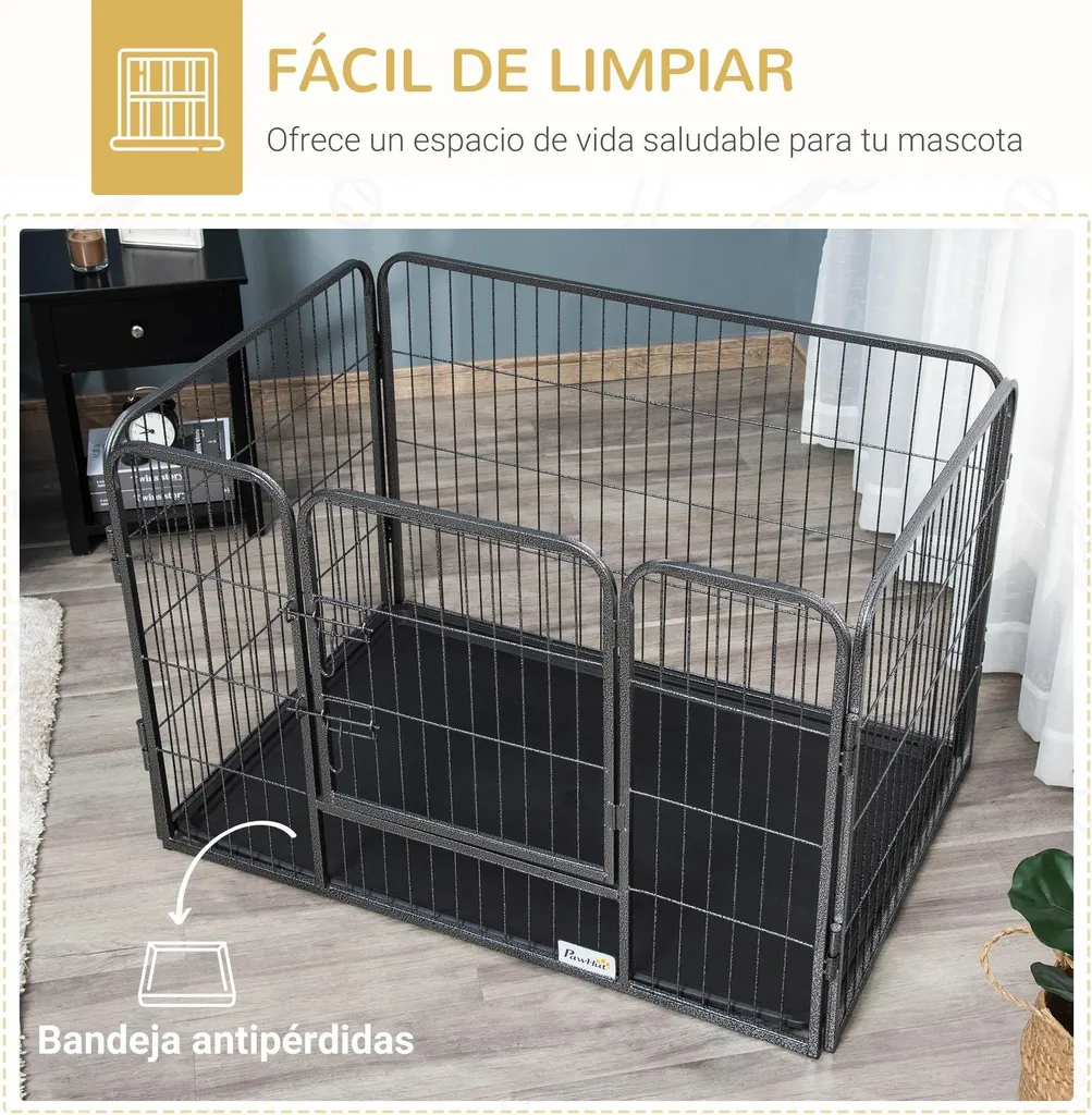 Parc rectangulaire pour chiots et petits chiens - Enclos modulable - 6