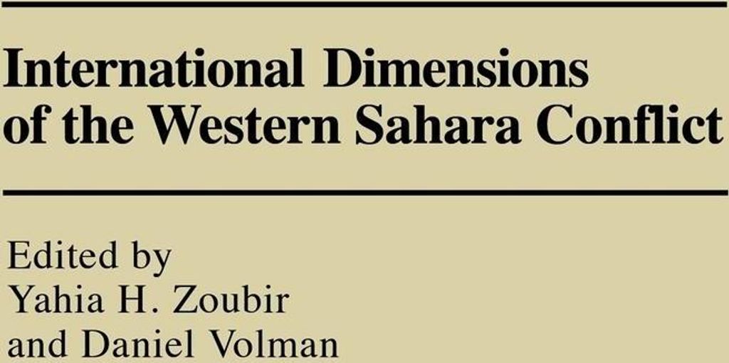 International Dimensions of the Western Sahara Conflict