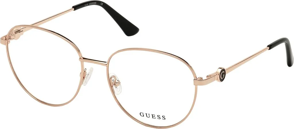 Lunettes Guess GU2756 Rose Gold 53mm légères et finitions soignées