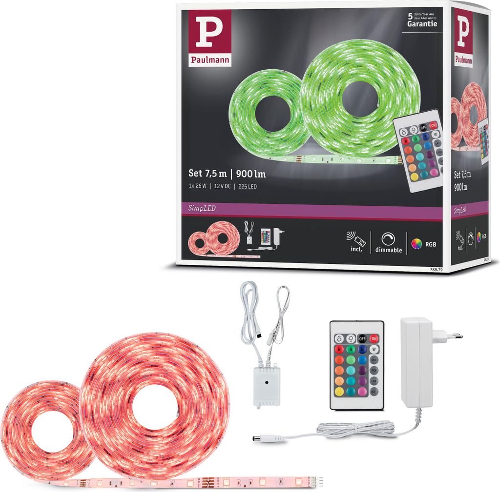 Paulmann SimpLED LED Strip RGB Komplettset