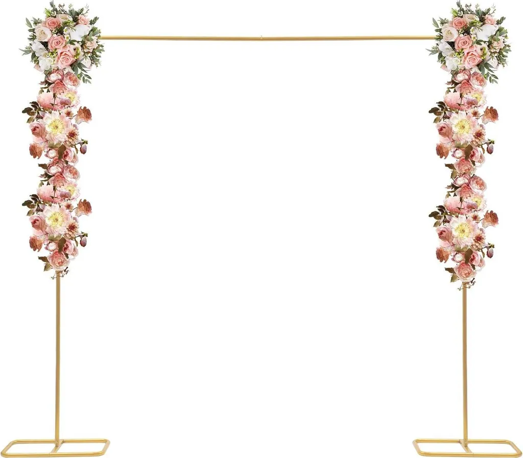 Arche Mariage Stable Or 2,1m : Structure Métal Anti-Basculement Fer