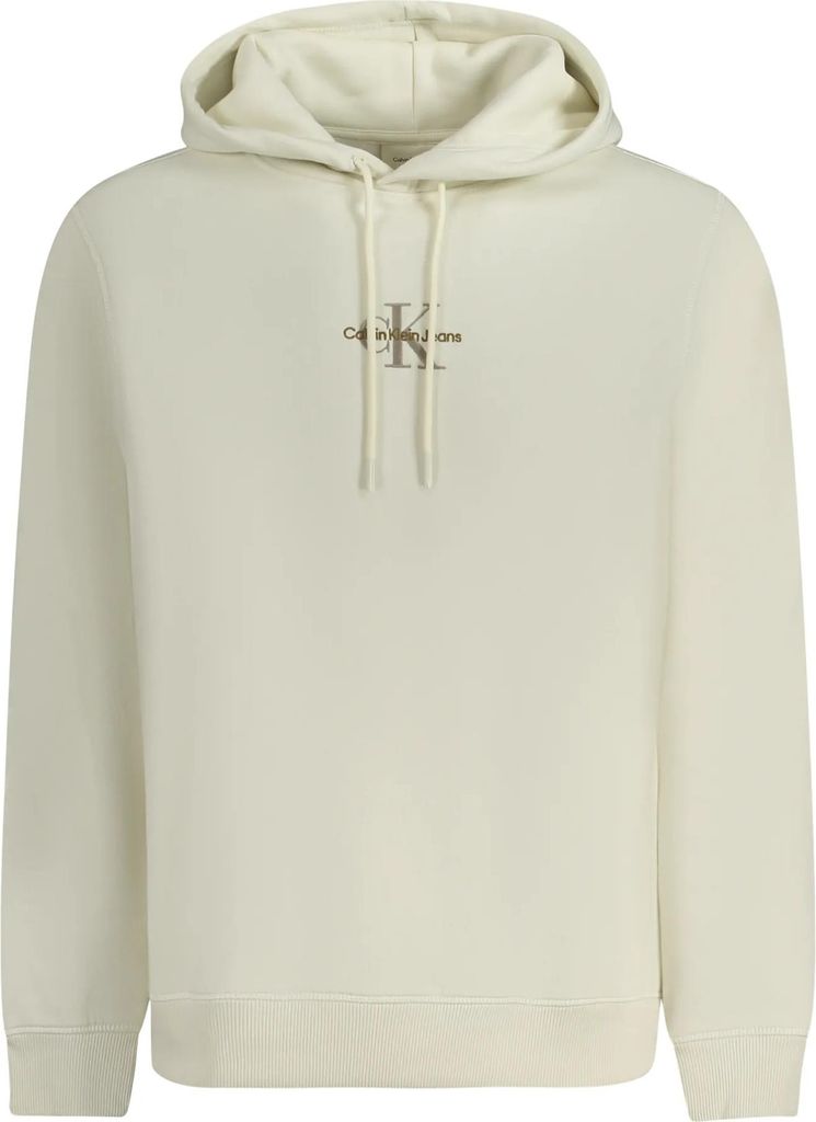 Calvin Klein Herren LANGARM-KAPUZENPULLOVER Weiß J30J325629_BIYBI : Größe - XL Größe: XL