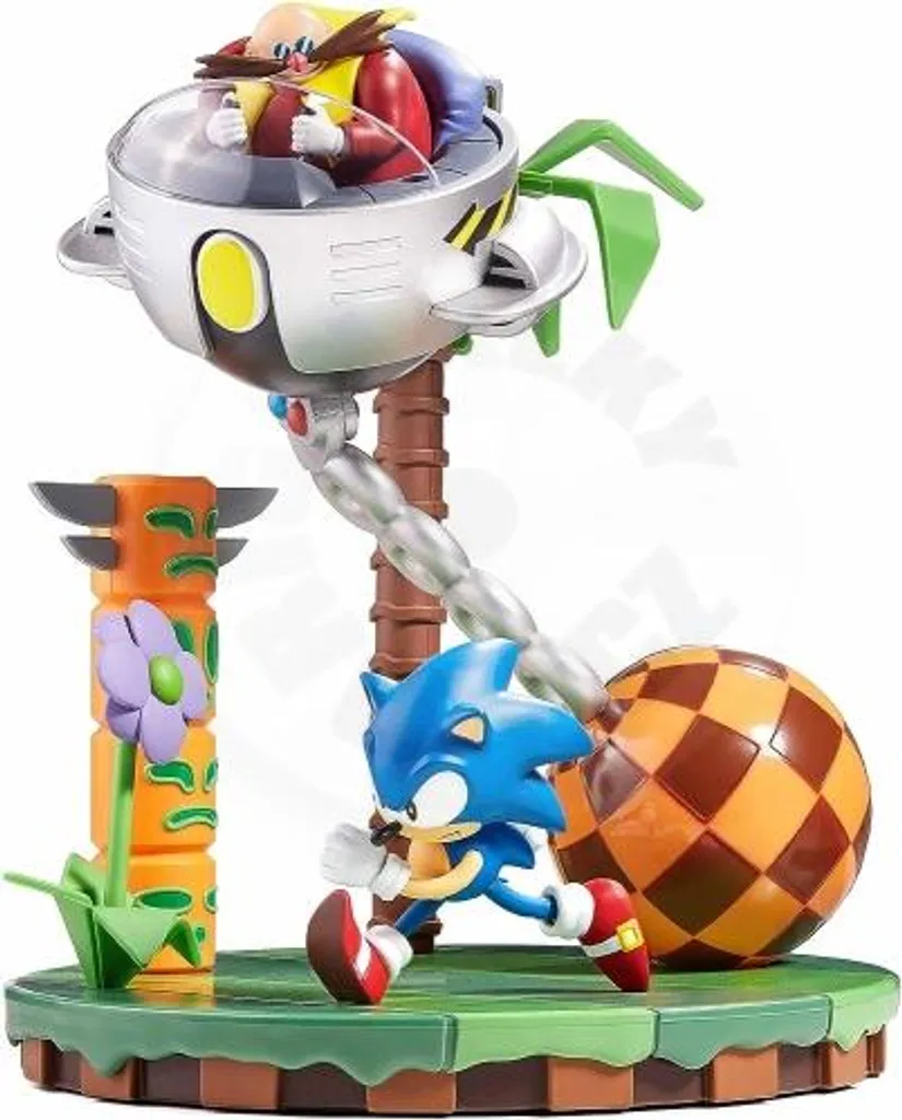 Diorama Sonic vs Dr. Eggman Numskull - Statue Collector 30ème Anniversaire