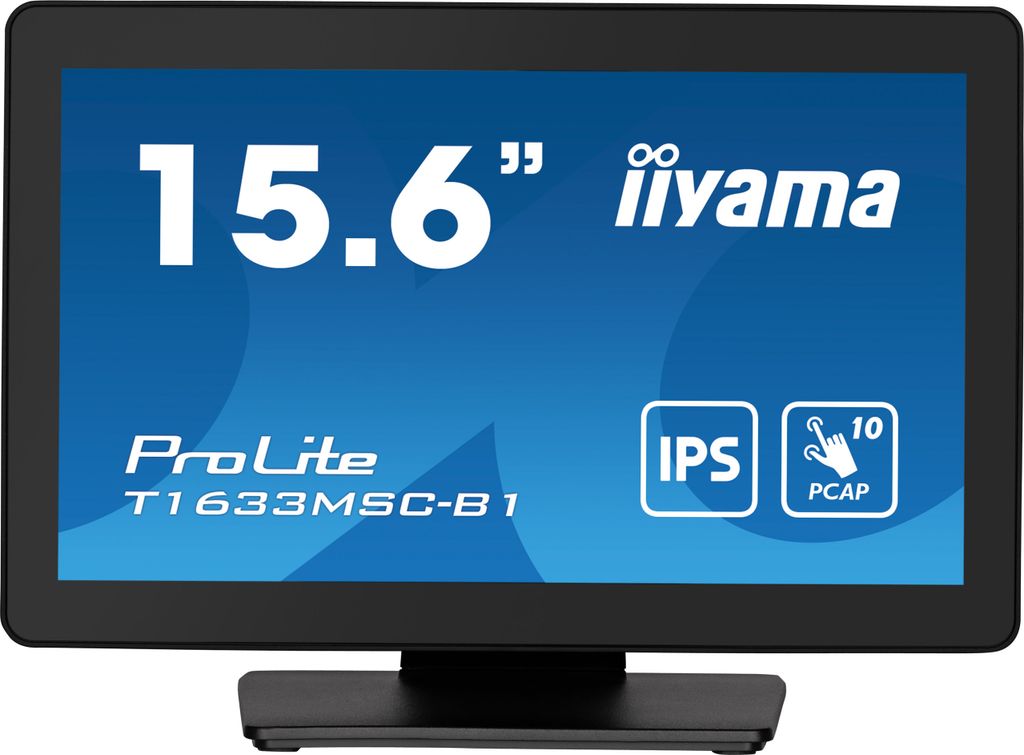 iiyama ProLite T1633MSC-B1, LED-Monitor, (FullHD, IPS, Touchscreen
