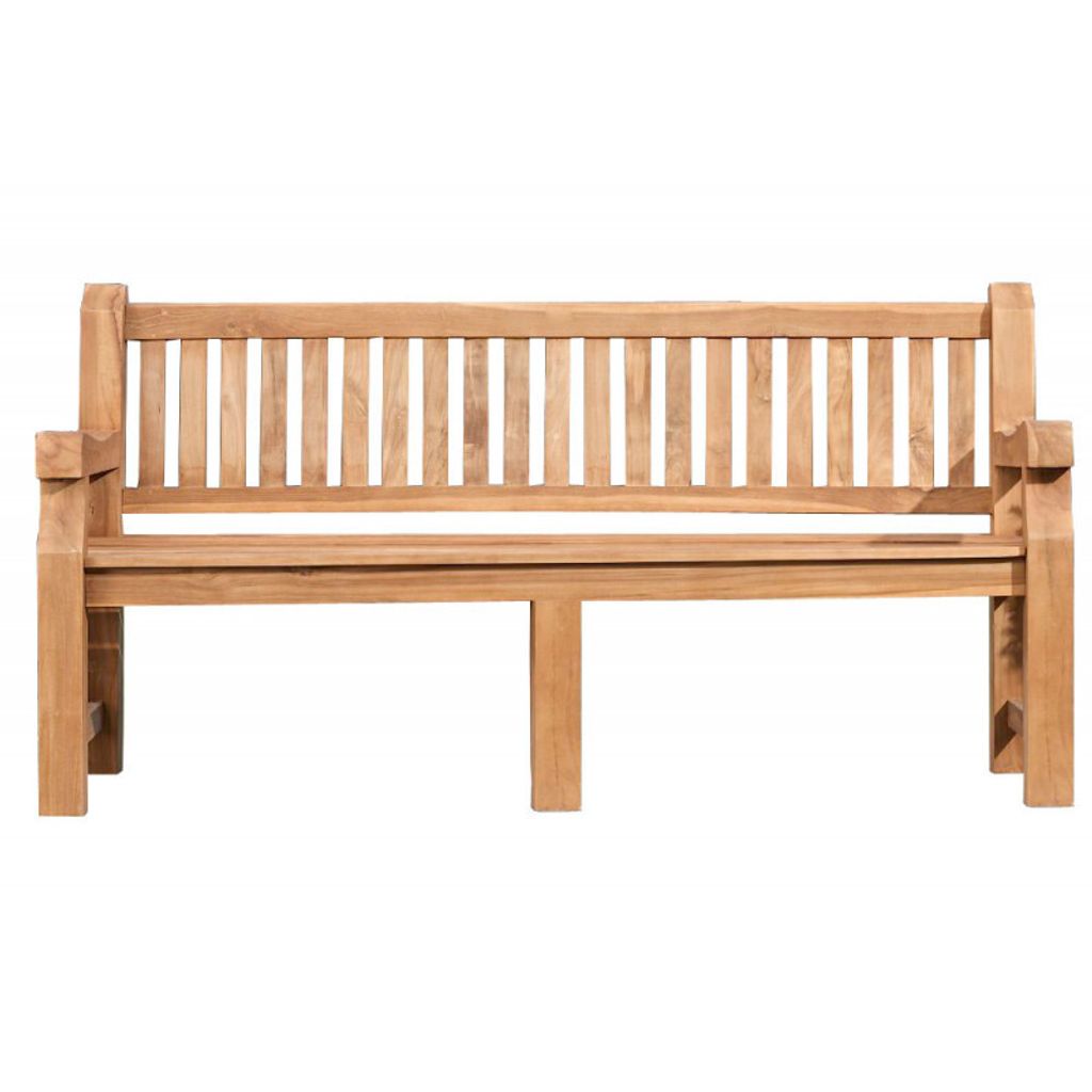 CLP Teakbank Jackson V2 Gartenbank mit Rückenlehne Produktbild 