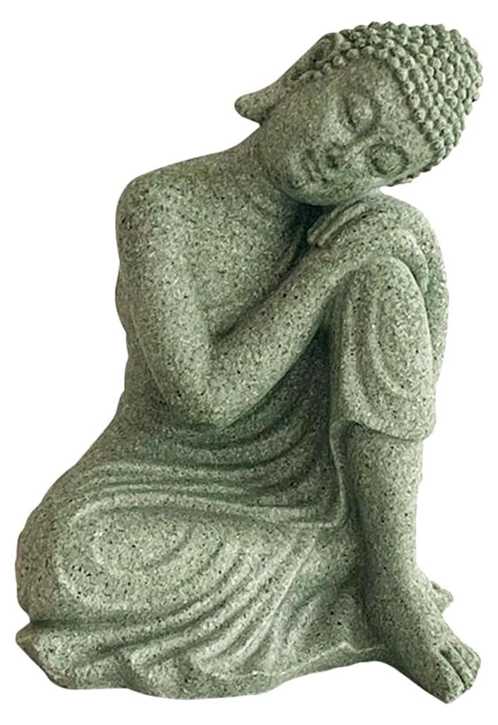 Buddha Figur für Aquarium – Meditierende Statue als Produktbild 