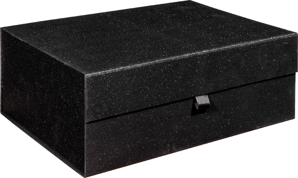 Scatola regalo  scatola magnetica GLITTER BLACK Formato Immagine del prodotto 