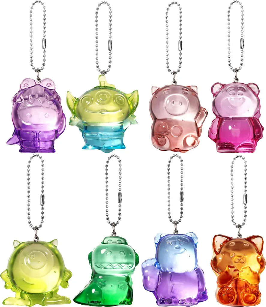Ne perdez plus vos clés avec le Pack 8 Porte-clés Pixar Sweet Treats