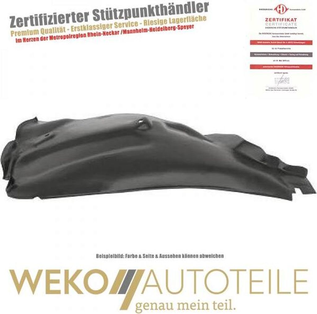 Verkleidung Radhaus vorne links DIEDERICHS 4244017 für PEUGEOT
