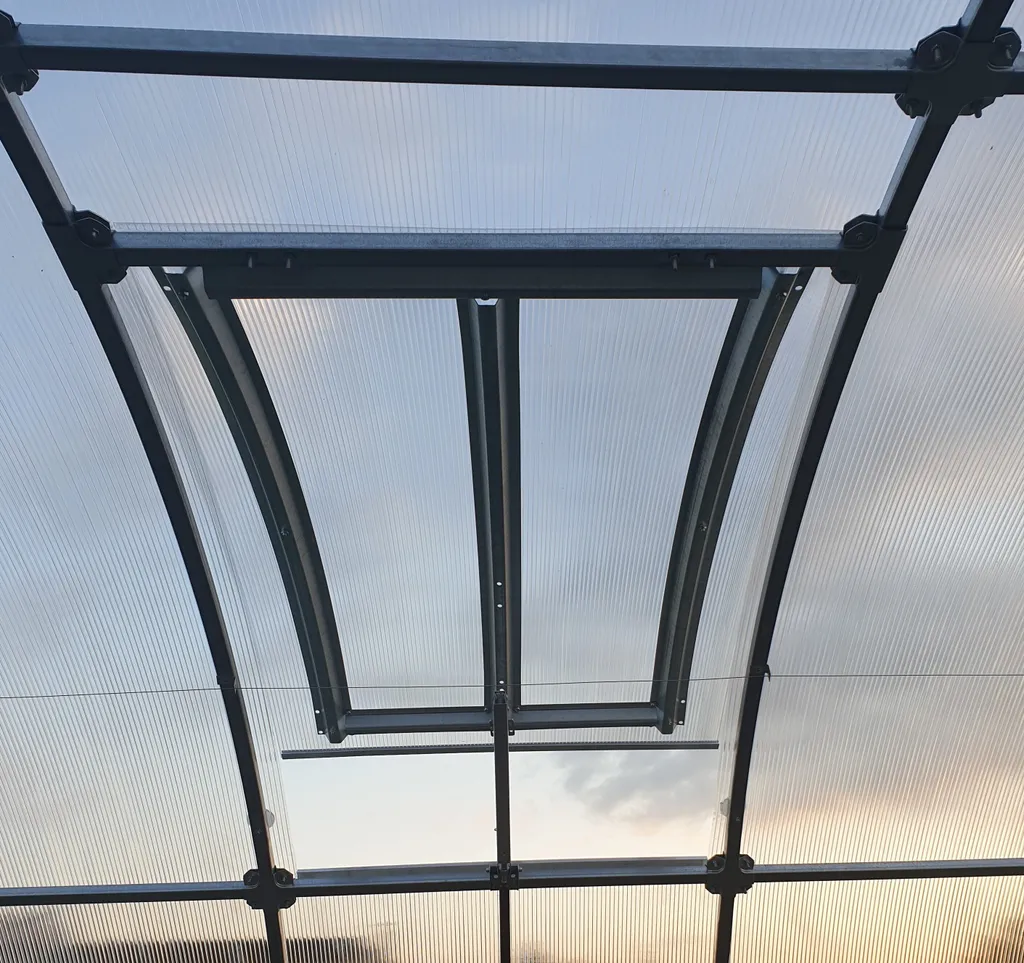 Lucarne de toit 100x60cm pour serre de jardin tunnel KLASIKA TUBE