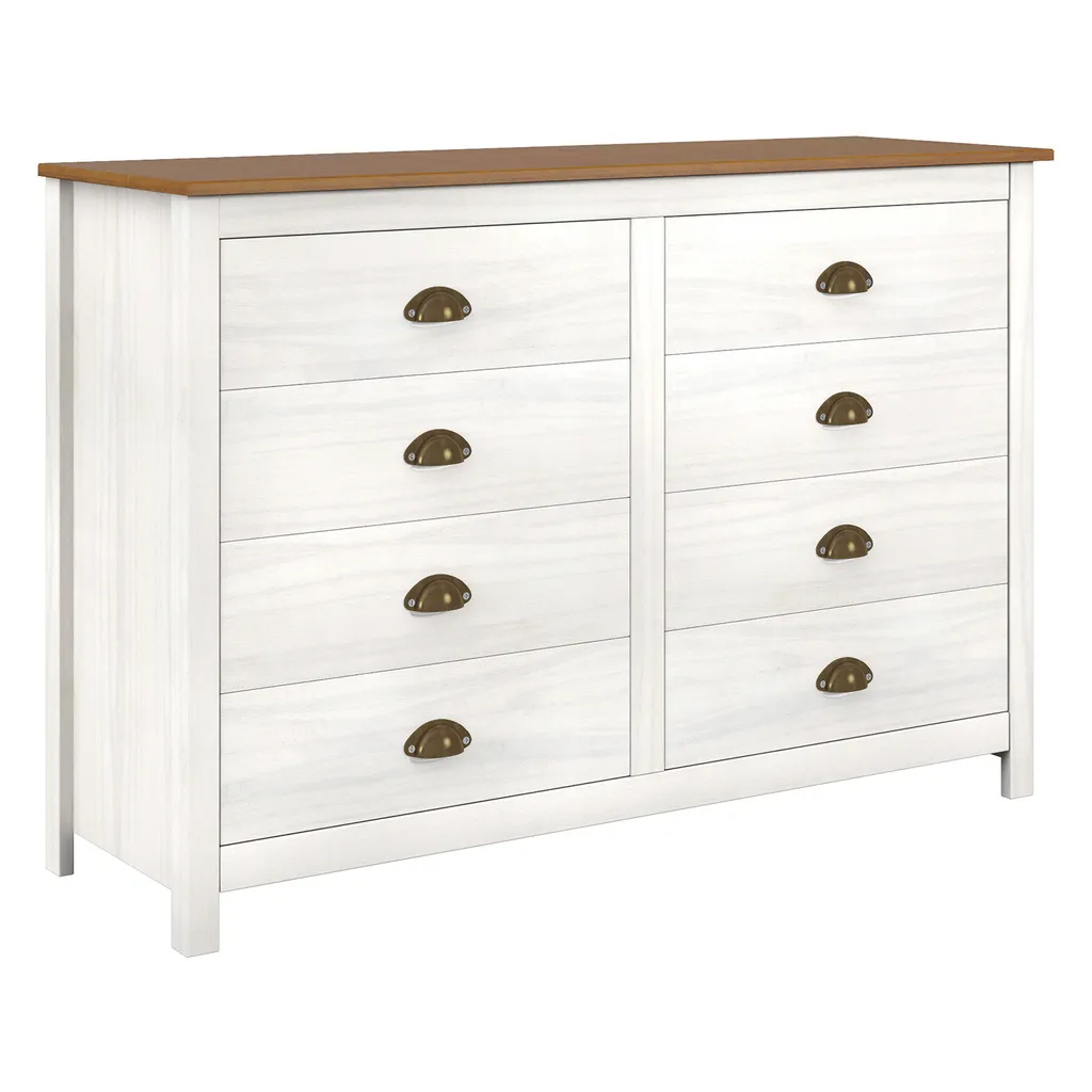 Commode 8 tiroirs Topazio gain de place pour chambre encombrée